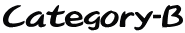 �J�e�S���[�a